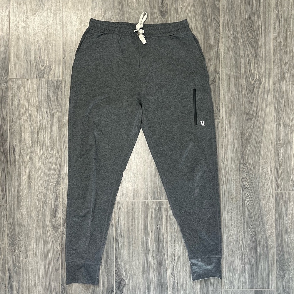 Vuori Sunday Performance Joggers.   Charcoal. Size medium